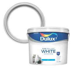 Alternative view of Dulux Matt Pure Brilliant White Emulsion Paint 10Ltr