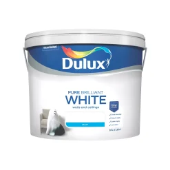 Dulux Matt Pure Brilliant White Emulsion Paint 10Ltr