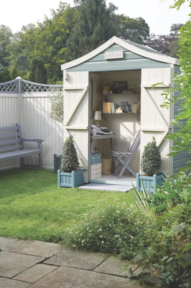 Cuprinol Garden Shades Woodstain Matt Urban Slate 2.5Ltr 2 Cuprinol Garden Shades Woodstain Matt Urban Slate 2.5Ltr - Image 2