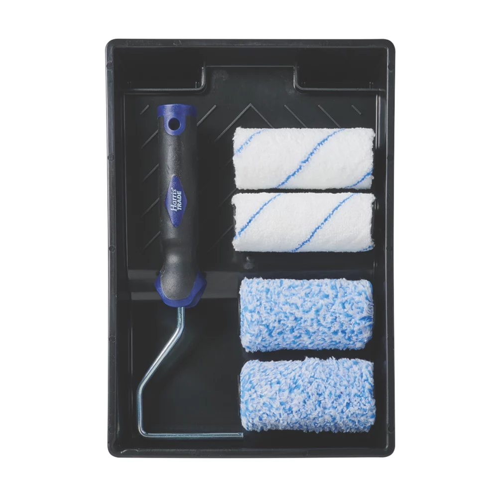 Harris Trade 4" Mini Roller Set 6 Pieces 1 Harris Trade 4" Mini Roller Set 6 Pieces