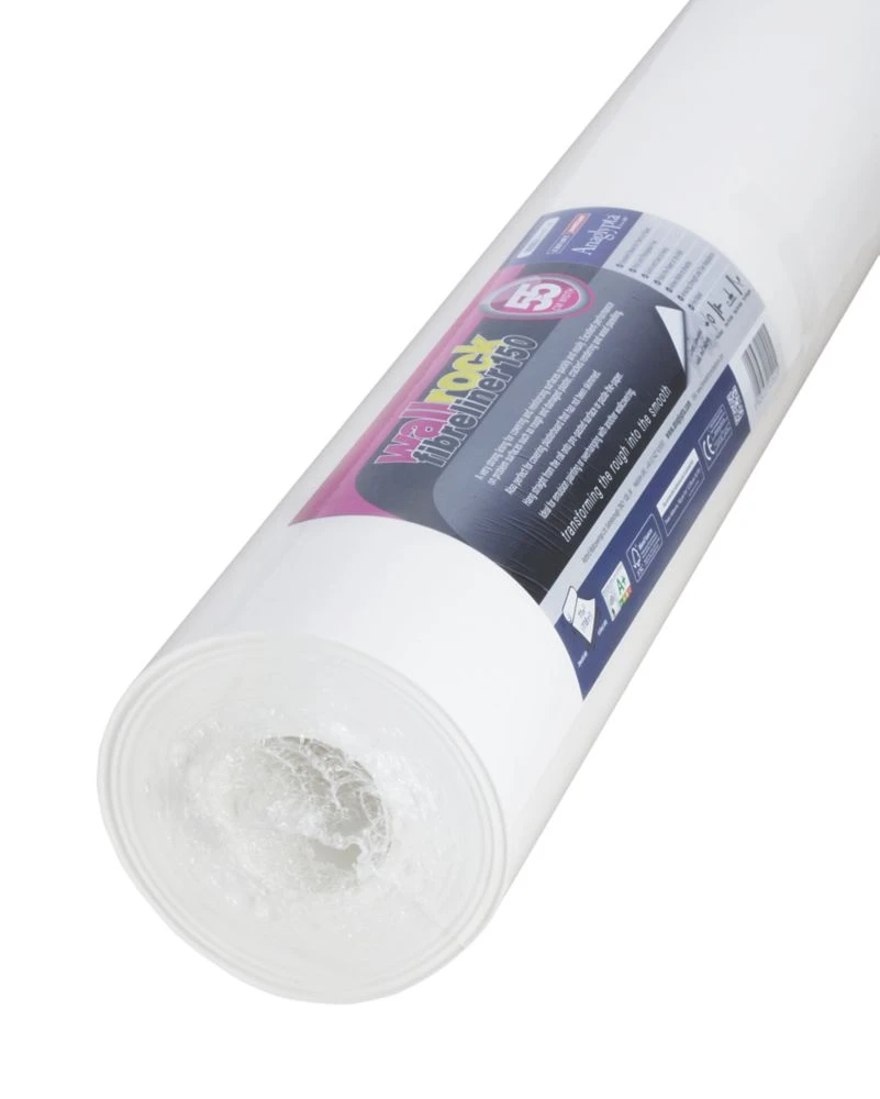 Wallrock White Fibreliner Wallpaper 545mm X 20m 1 Wallrock White Fibreliner Wallpaper 545mm X 20m