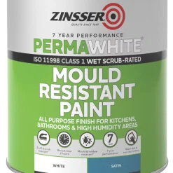 Zinsser Self-Priming Paint Satin White 1Ltr