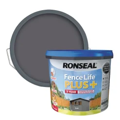 Alternative view of Ronseal Fence Life Plus Shed & Fence Treatment Slate 9Ltr
