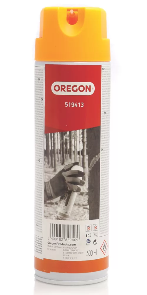 Oregon Forestry Marker Spray Fluorescent Orange 500ml 1 Oregon Forestry Marker Spray Fluorescent Orange 500ml