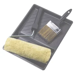 No Nonsense Extra Long Pile Masonry Roller & Brush Kit 4 Piece Set