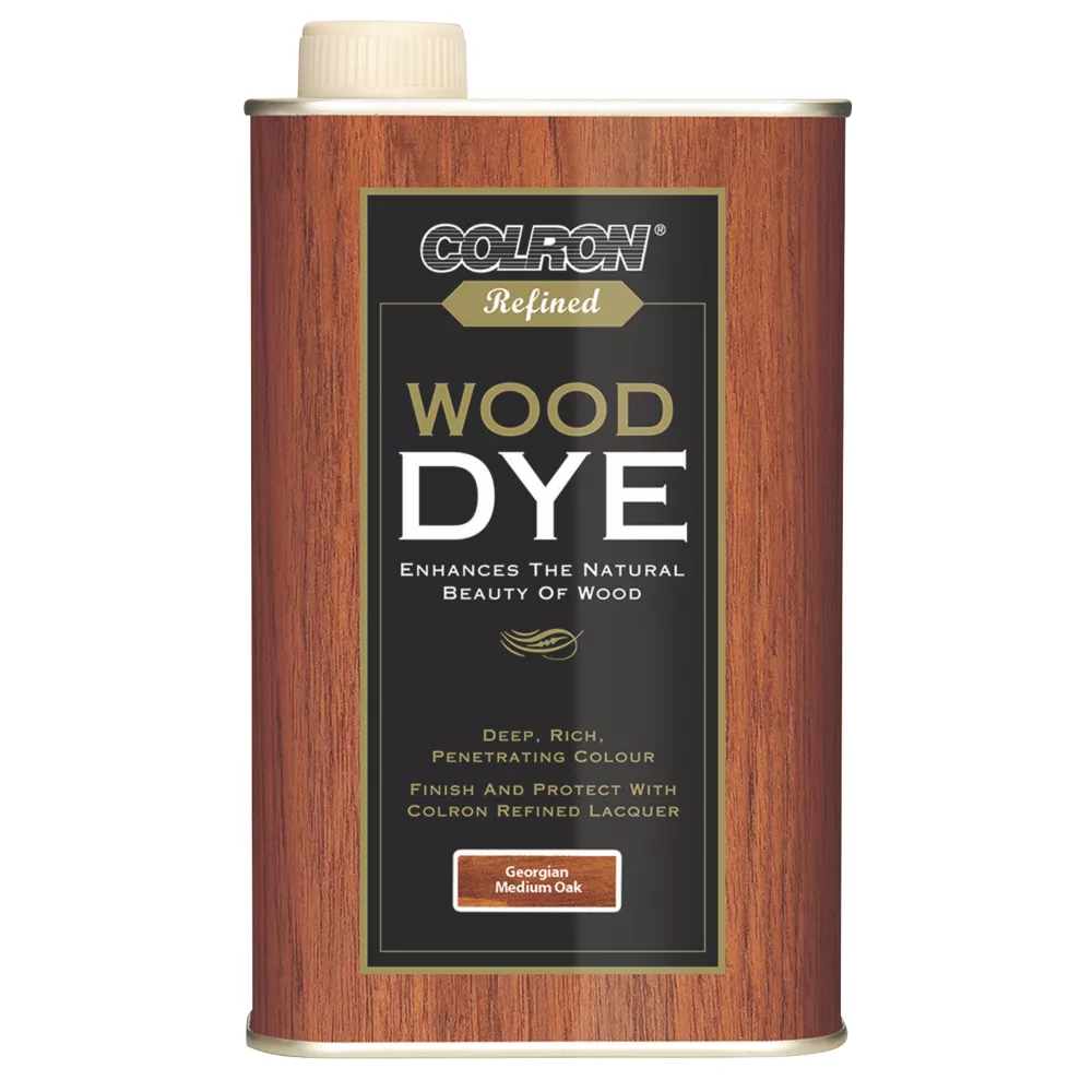 Colron Wood Dye Georgian Medium Oak 250ml 1 Colron Wood Dye Georgian Medium Oak 250ml