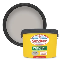 Sandtex Smooth Masonry Paint Plymouth Grey 10Ltr 7 Sandtex Smooth Masonry Paint Plymouth Grey 10Ltr -Leyland Shop 1902V A2