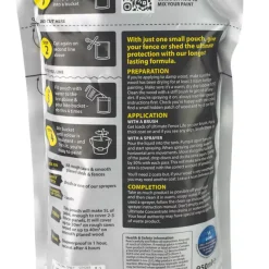 Ronseal Ultimate Fence Life Concentrate Treatment Charcoal Grey 5L From 950mlLtr -Leyland Shop 191RV A3