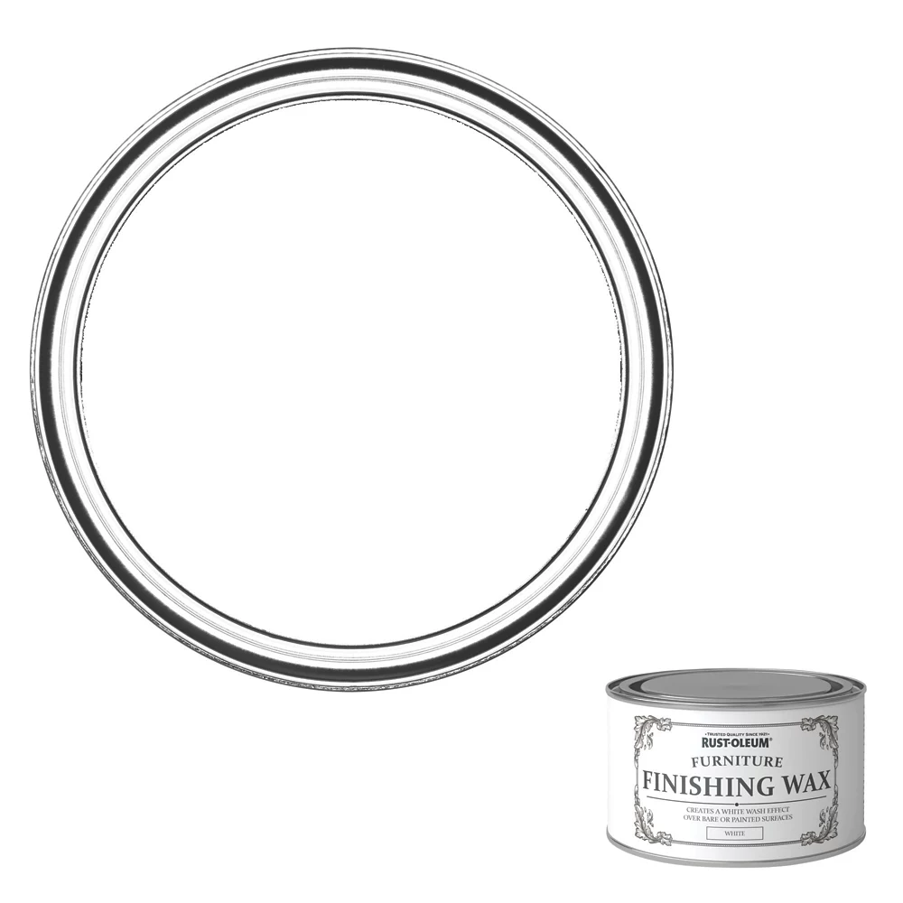 Rust-oleum Universal Furniture Finishing Wax Matt White 400ml 2 Rust-oleum Universal Furniture Finishing Wax Matt White 400ml - Image 2