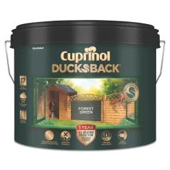 Cuprinol Ducksback Shed & Fence Paint Forest Green 9Ltr
