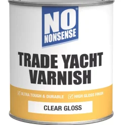 No Nonsense Yacht Varnish Gloss Clear 750ml