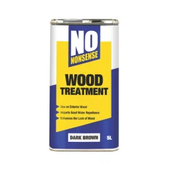 Alternative view of No Nonsense Wood Treatment Dark Brown 5Ltr