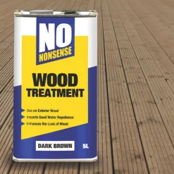 No Nonsense Wood Treatment Dark Brown 5Ltr