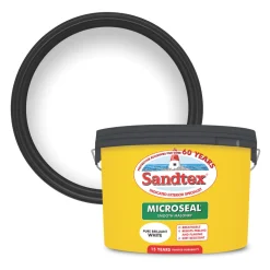 Sandtex Ultra Smooth Masonry Paint Pure Brilliant White 10Ltr -Leyland Shop 23771 A2