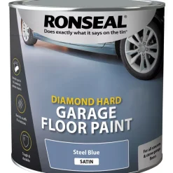 Ronseal Diamond Hard Garage Floor Paint Steel Blue 2.5Ltr