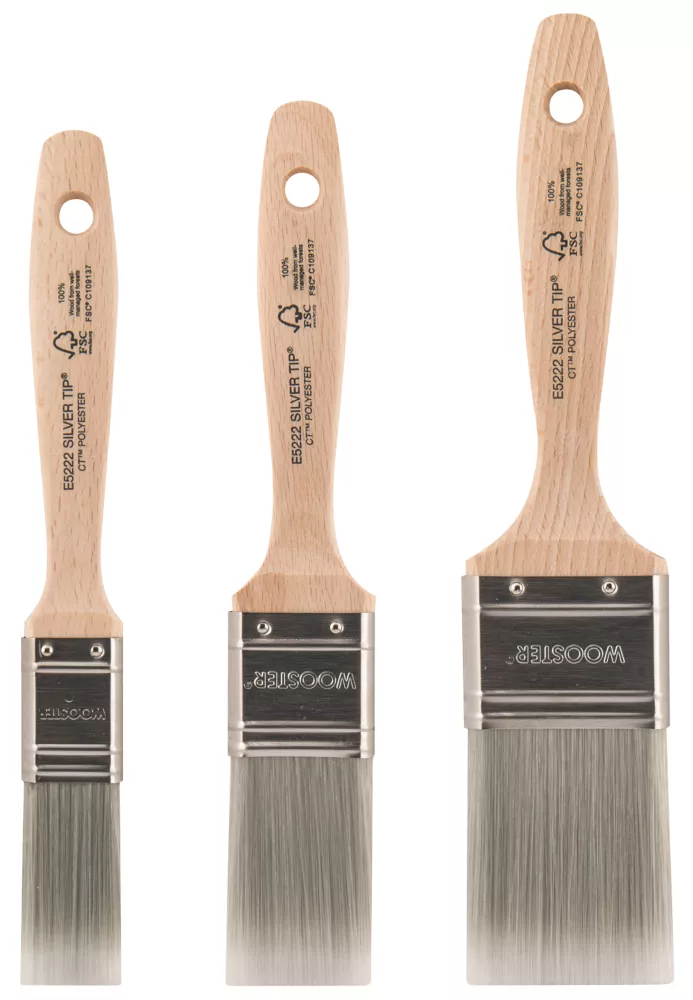 Wooster Silver Tip Paintbrushes 3 Piece Set 1 Wooster Silver Tip Paintbrushes 3 Piece Set