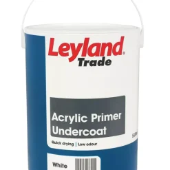 Leyland Trade Acrylic Primer Undercoat 5Ltr