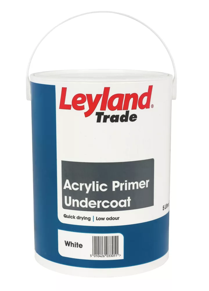 Leyland Trade Acrylic Primer Undercoat 5Ltr 1 Leyland Trade Acrylic Primer Undercoat 5Ltr