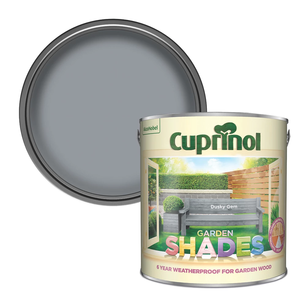 Cuprinol Garden Shades Wood Paint Matt Dusky Gem 2.5Ltr 2 Cuprinol Garden Shades Wood Paint Matt Dusky Gem 2.5Ltr - Image 2