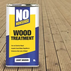 No Nonsense Wood Treatment Light Brown 5Ltr