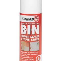 Zinsser B-I-N Primer/Sealer & Stain Killer Spray Matt White 400ml