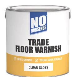 No Nonsense Quick-Dry Floor Varnish Gloss 2.5Ltr