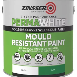 Zinsser Self-Priming Paint Matt White 2.5Ltr