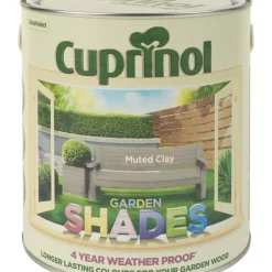 Cuprinol Garden Shades Exterior Wood Paint Matt Muted Clay 2.5Ltr