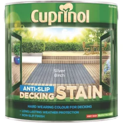 Cuprinol Anti-Slip Decking Stain Silver Birch 2.5Ltr