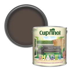 Alternative view of Cuprinol Garden Shades Wood Paint Matt Seasoned Oak 2.5Ltr