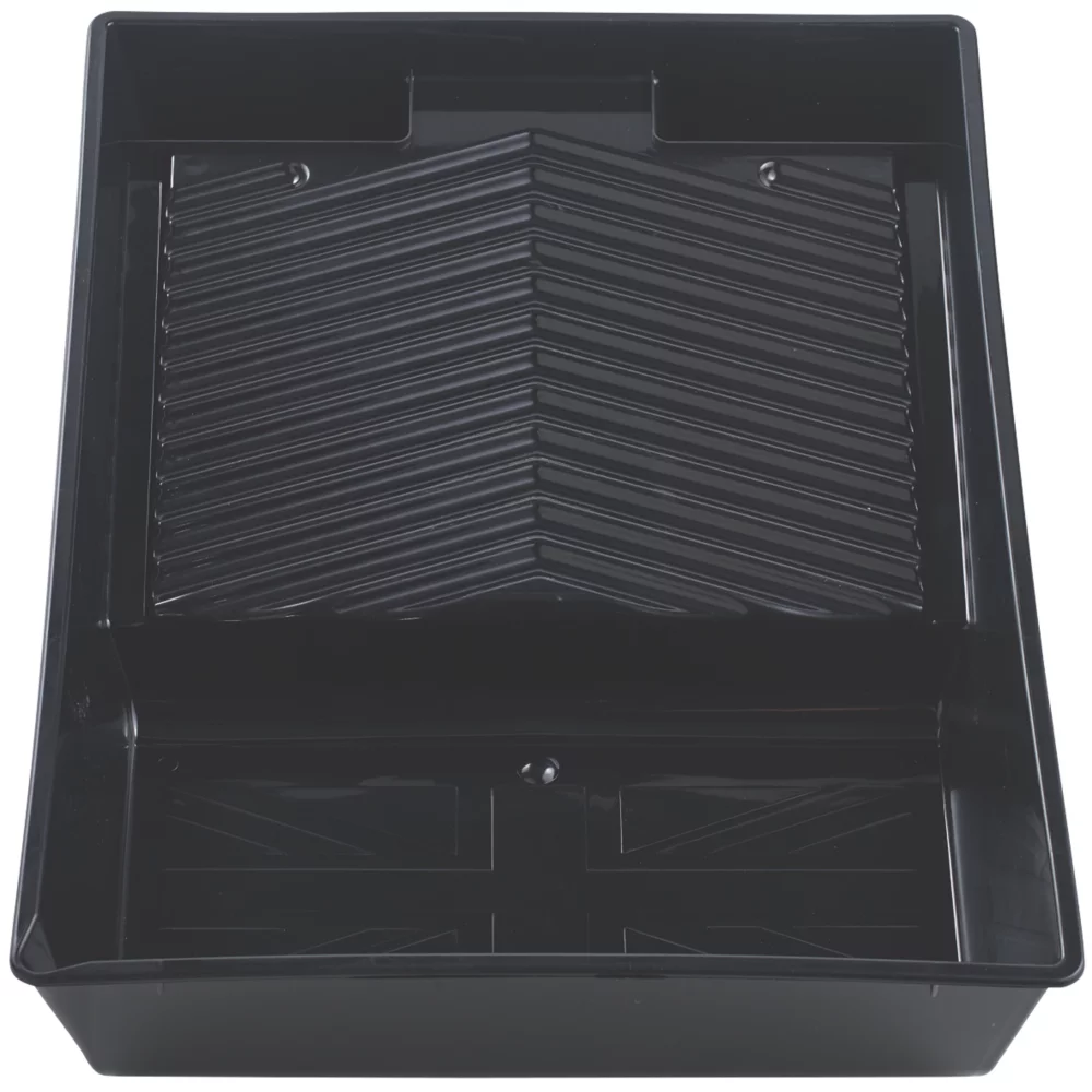 Harris Trade 9" Deep Ridge Paint Tray Black 2 Harris Trade 9" Deep Ridge Paint Tray Black - Image 2