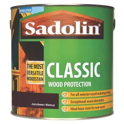 Sadolin Classic Woodstain Matt Jacobean Walnut 2.5Ltr