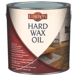 Liberon Hard Wax Oil For Wooden Furniture & Floors Matt 2.5Ltr