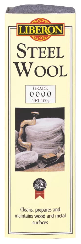 Liberon Grade 0000 `Ultra Fine Grade 0000 Steel Wool 100g 1 Liberon Grade 0000 `Ultra Fine Grade 0000 Steel Wool 100g