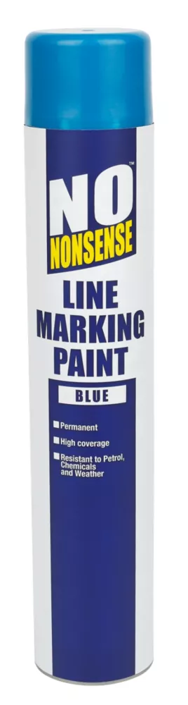 No Nonsense Line Marking Paint Blue 750ml 1 No Nonsense Line Marking Paint Blue 750ml