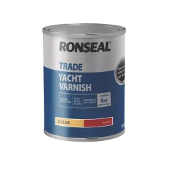 Ronseal Trade Yacht Varnish Gloss Clear 750ml