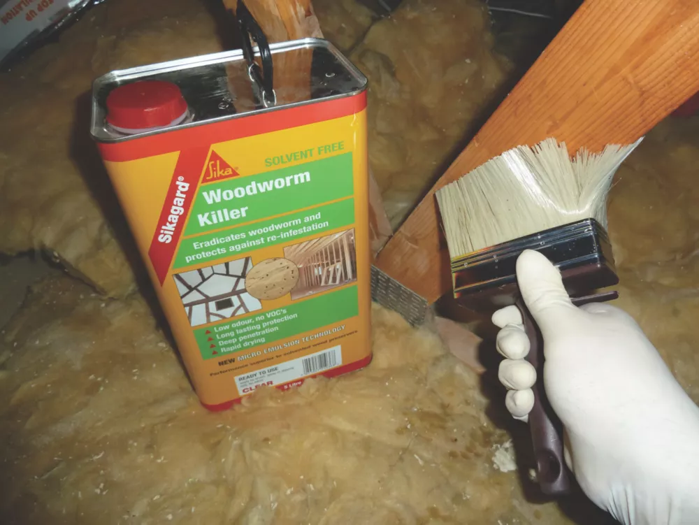 Sika Sikagard Woodworm Killer Clear 5Ltr 2 Sika Sikagard Woodworm Killer Clear 5Ltr - Image 2