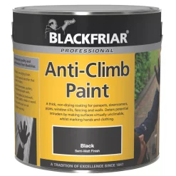 Blackfriar Anti-Climb Paint Black 1Ltr