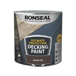 Ronseal Ultimate Protection Decking Paint English Oak 2.5Ltr