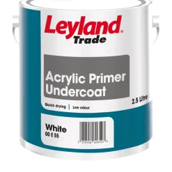 Leyland Trade Acrylic Primer Undercoat 2.5Ltr