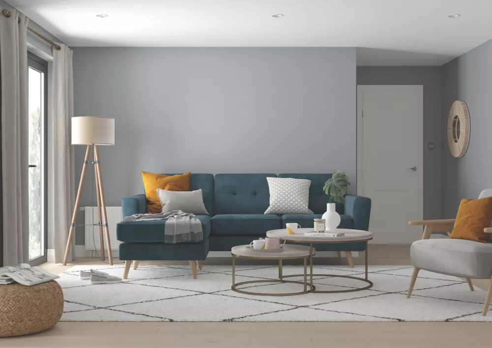 Dulux Matt Warm Pewter Emulsion Paint 2.5Ltr 3 Dulux Matt Warm Pewter Emulsion Paint 2.5Ltr - Image 3