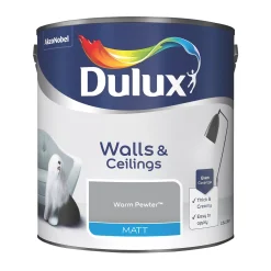 Dulux Matt Warm Pewter Emulsion Paint 2.5Ltr