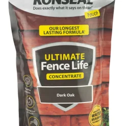 Ronseal Ultimate Fence Life Concentrate Treatment Dark Oak 5L From 950mlLtr
