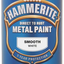 Alternative view of Hammerite Smooth Smooth Metal Paint White 750ml