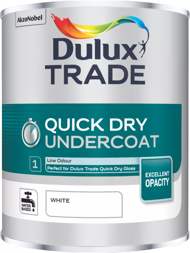 Dulux Trade Quick-Dry Undercoat 1Ltr 1 Dulux Trade Quick-Dry Undercoat 1Ltr