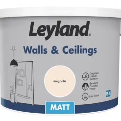 Leyland Retail Retail Matt Magnolia Emulsion Paint 10Ltr