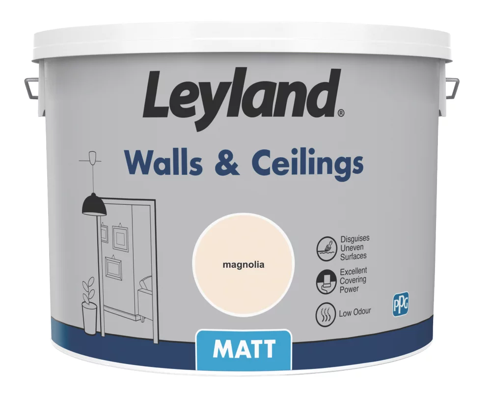 Leyland Retail Retail Matt Magnolia Emulsion Paint 10Ltr 1 Leyland Retail Retail Matt Magnolia Emulsion Paint 10Ltr