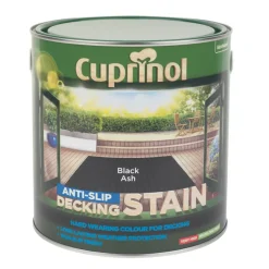 Cuprinol Anti-Slip Decking Stain Black Ash 2.5Ltr