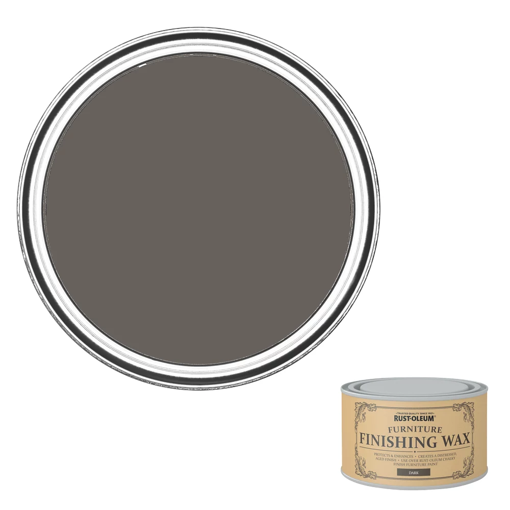 Rust-oleum Universal Furniture Finishing Wax Matt Dark Brown 400ml 2 Rust-oleum Universal Furniture Finishing Wax Matt Dark Brown 400ml - Image 2
