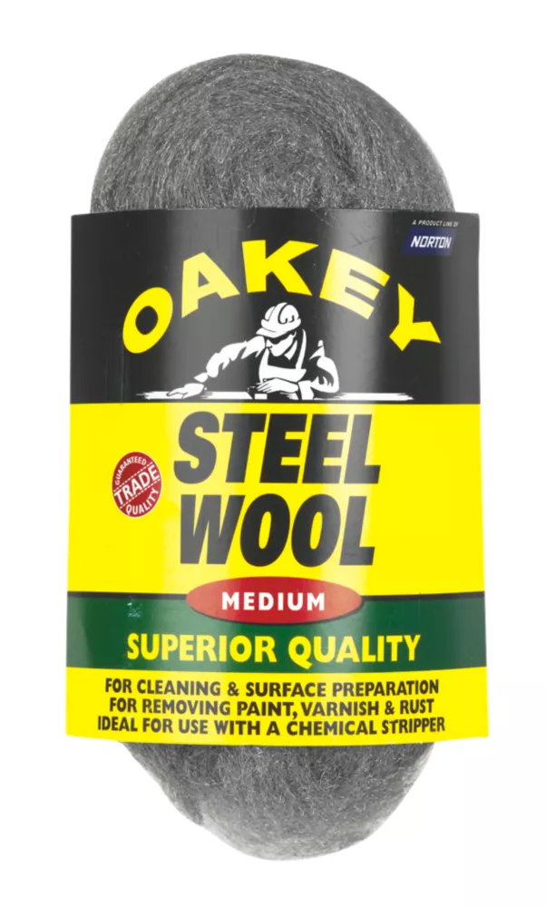 Oakey Medium Steel Wool 200g 2 Oakey Medium Steel Wool 200g - Image 2